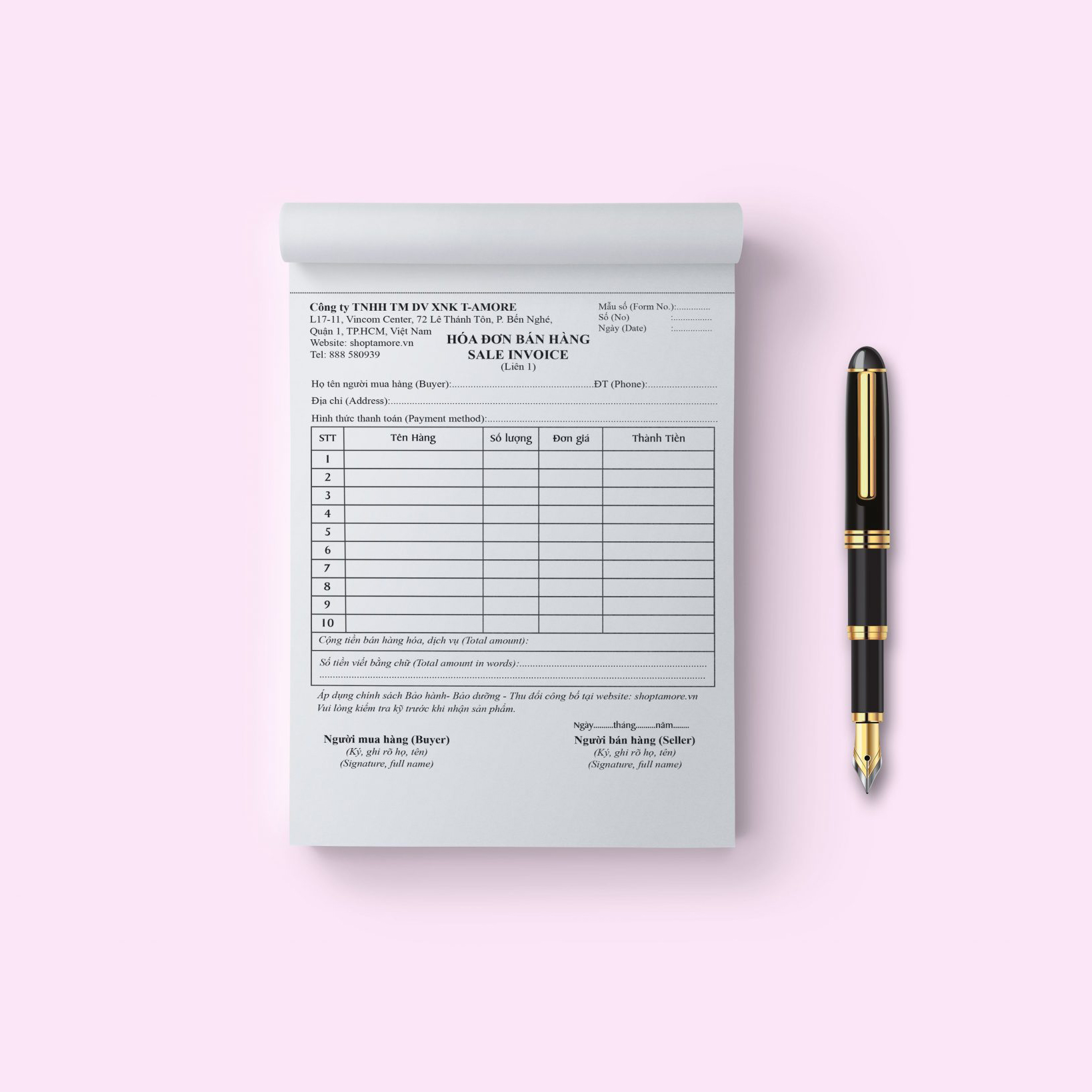 In hóa đơn 1 liên